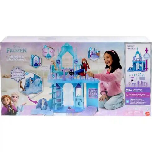 Mattel Disney Jégvarázs: Elza hercegnő jégpalotája Olaf figurával