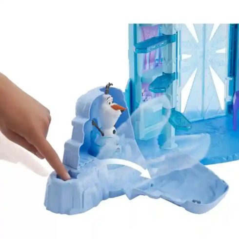 Mattel Disney Jégvarázs: Elza hercegnő jégpalotája Olaf figurával