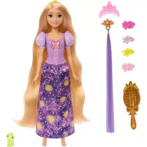 Mattel Disney Aranyhaj és a nagy gubanc: Aranyhaj hajvarázs világító hercegnő baba
