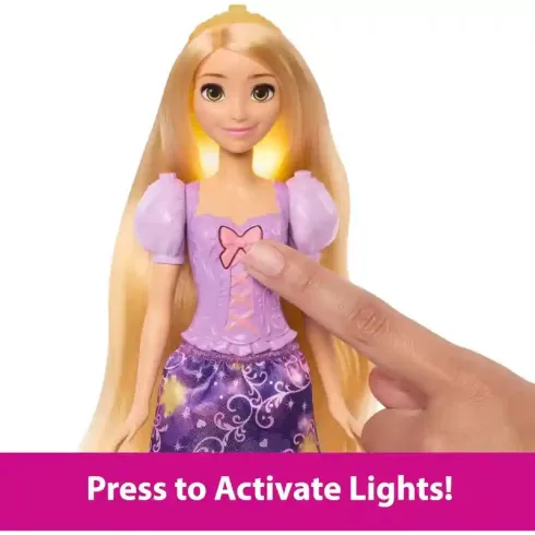 Mattel Disney Aranyhaj és a nagy gubanc: Aranyhaj hajvarázs világító hercegnő baba