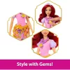 Mattel Disney Princess Jewel Reveal A kis hableány: Ariel csupaszív baba játékszett