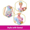 Mattel Disney Princess Jewel Reveal: Hamupipőke csupaszív baba játékszett