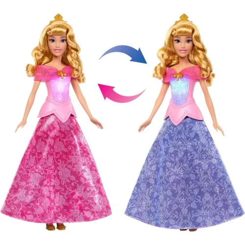 Mattel Disney Csipkerózsika: Auróra átváltozó divatbaba fénnyel