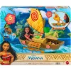 Mattel Disney Vaiana: Vaiana óceánjáró kenuja játékszett