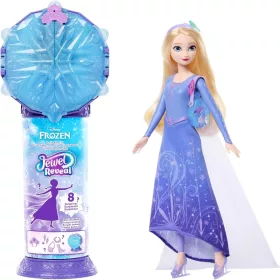   Mattel Disney Frozen Jewel Reveal Jégvarázs: Elza jégkorcsolyás baba játékszett