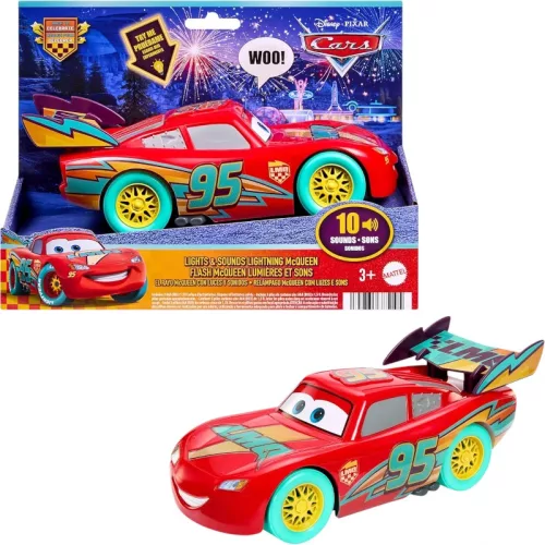Mattel Disney Verdák: Interaktív Villám McQueen versenyautó
