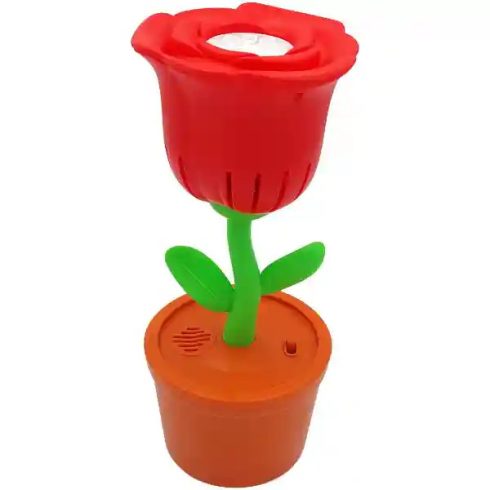FruBlu buborékfújó tulipán virág folyadékkal és fénnyel
