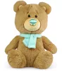 Plüss bézs maci fényes orral 25 cm