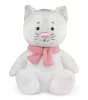 Plüss cica fényes orral 25 cm