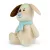 Plüss kutya fényes orral 25 cm