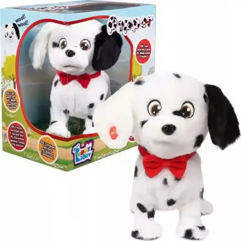 Puppy Luv - Pepper, az interaktív plüss dalmata kutyus