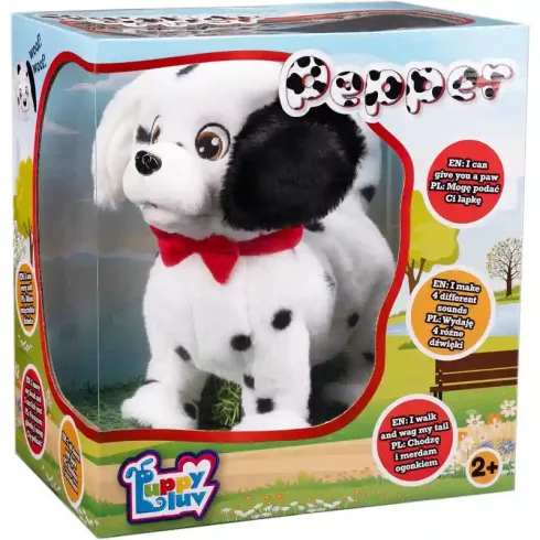 Puppy Luv - Pepper, az interaktív plüss dalmata kutyus