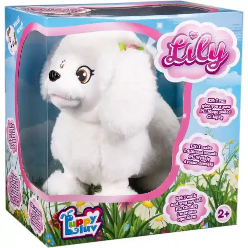 Puppy Luv - Lily, az interaktív plüss uszkár kutyus