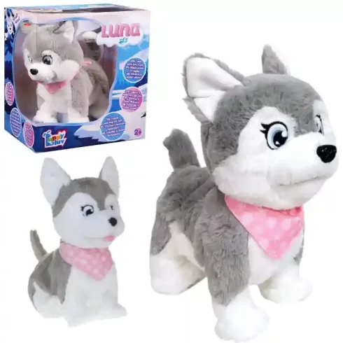 Puppy Luv - Luna, az interaktív plüss husky kutyus