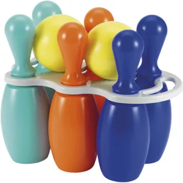  Écoiffier Sport 0156 Bowling - 6 darabos nagy méretű műanyag teke játék gyerekeknek