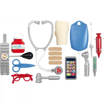   Écoiffier Medical 0251 17 részes orvosi játék készlet kofferben