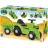 Écoiffier 0359 Játék traktor bébitaxi utánfutóval