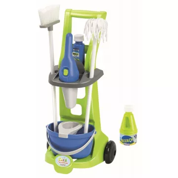   Écoiffier Clean Home 1769 Játék gurulós takarítókocsi morzsaporszívóval