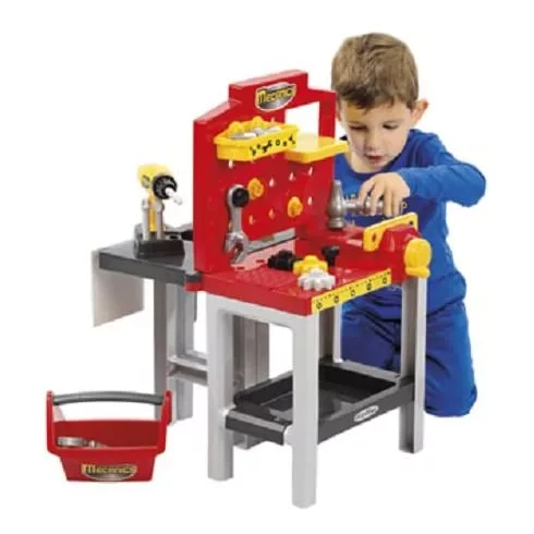 Écoiffier Mecanics 2350 Játék barkácsasztal 32 kiegészítővel