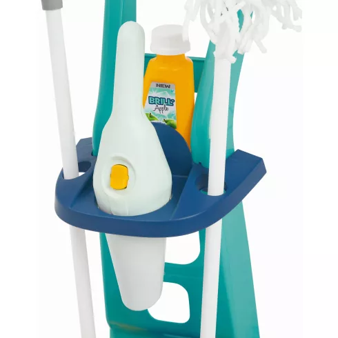 Écoiffier Clean Home Játék gurulós takarítókocsi morzsaporszívóval