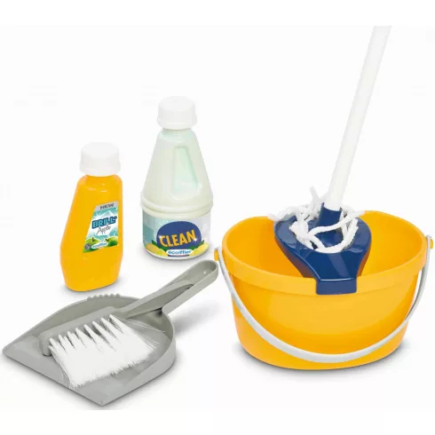 Écoiffier Clean Home Játék gurulós takarítókocsi porszívóval