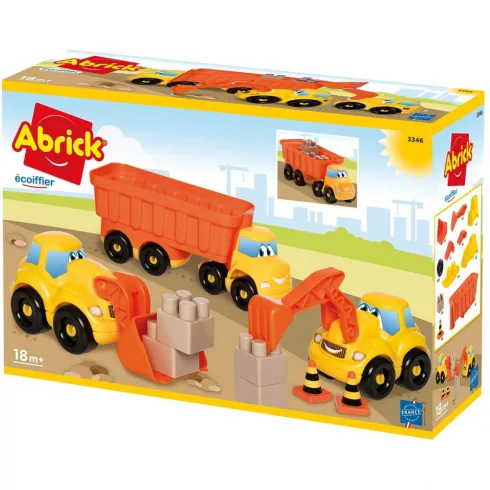 Écoiffier Abrick 3346 Munkagépek játékszett