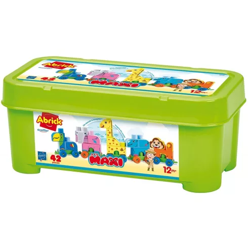 Écoiffier Abrick 7840 Állatvonat tárolódobozban