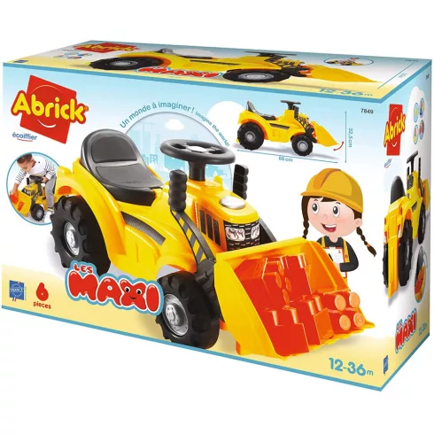 Écoiffier 7849 Játék traktor bébitaxi homlokrakodóval
