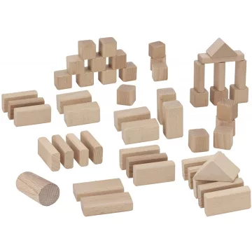   Eichhorn - 50db-os natúr fa építőjáték formaválogatóval (100050141)