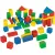 Eichhorn - 50db-os színes fa építőjáték formaválogatóval (100050161)