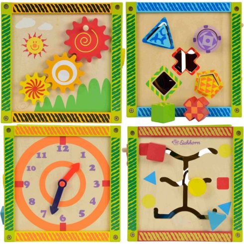 Eichhorn - Színes fa játékcenter (100002235)