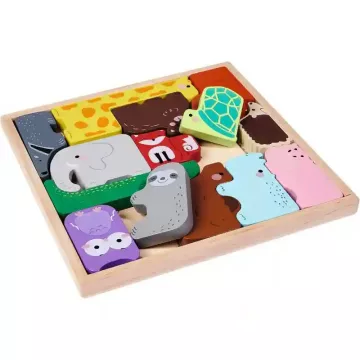 Eichhorn - 15 darabos fa állatos puzzle