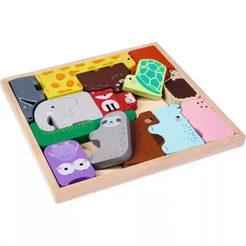 Eichhorn - 15 darabos fa állatos puzzle