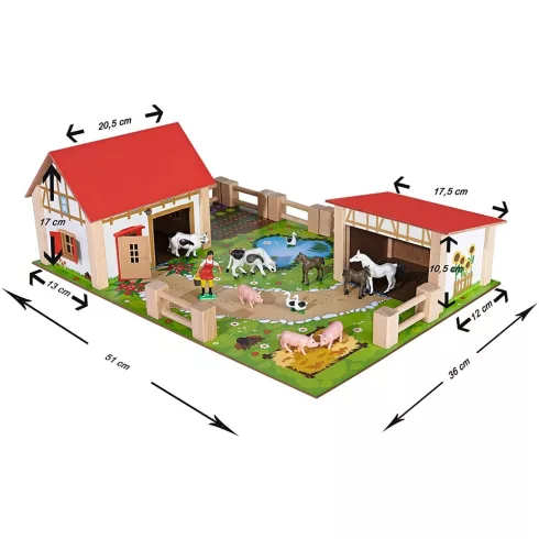 Eichhorn - Farm fa játékszett (100004308)