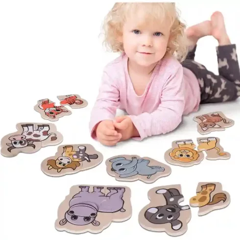 Eichhorn - 16 darabos fa állatos puzzle