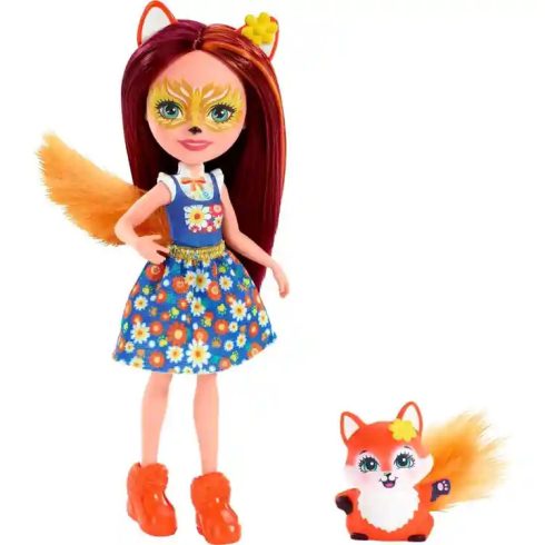 Mattel Enchantimals Felicity Fox baba Flick róka figurával