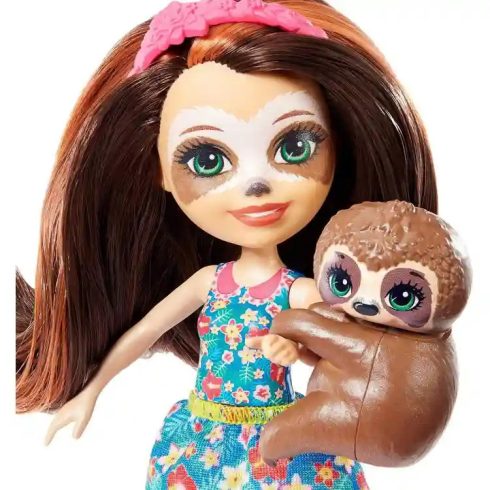 Mattel Enchantimals Sela Sloth körmös szalonja