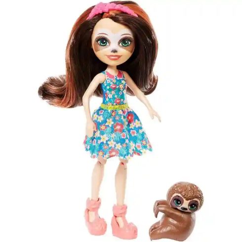 Mattel Enchantimals Sela Sloth körmös szalonja