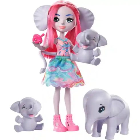 Mattel Enchantimals Esmeralda baba és elefánt barátai