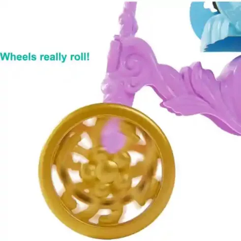 Mattel Enchantimals Peola Pony hercegnő hintója és póniló barátja