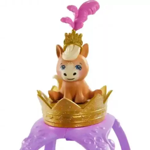 Mattel Enchantimals Peola Pony hercegnő hintója és póniló barátja