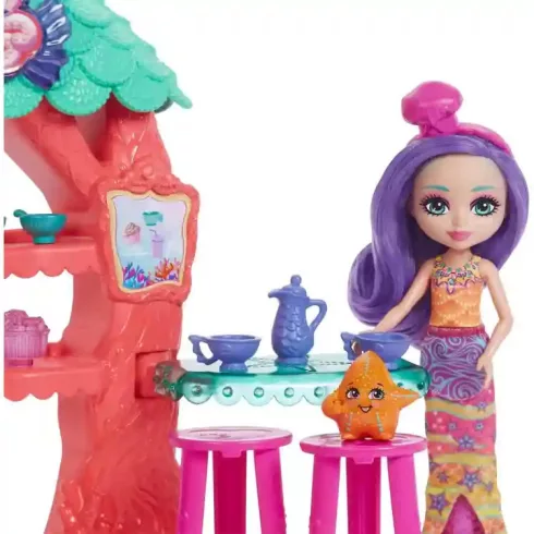 Mattel Enchantimals víz alatti kávézó Martina sellő babával