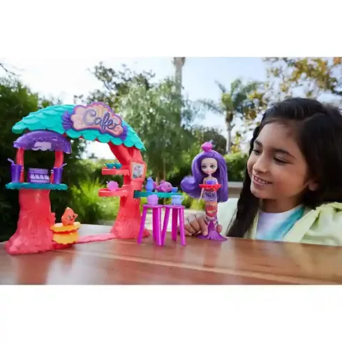 Mattel Enchantimals víz alatti kávézó Martina sellő babával
