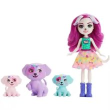   Mattel Enchantimals Dessa Dalmatian baba és kutyus családja