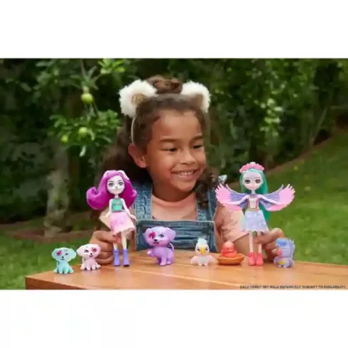 Mattel Enchantimals Dessa Dalmatian baba és kutyus családja