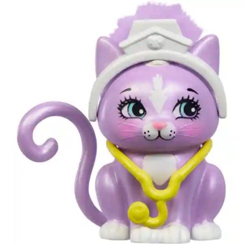 Mattel Enchantimals Dr. Carlin Cat baba állatorvosi rendelője cicákkal