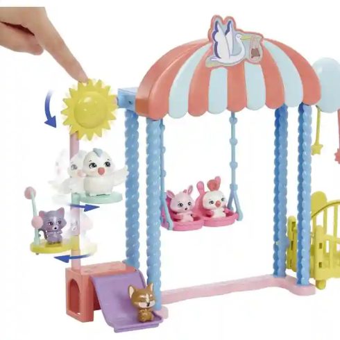 Mattel Enchantimals Starley Stork baba kisállatokkal