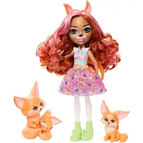 Mattel Enchantimals Filigree Fox baba és róka családja