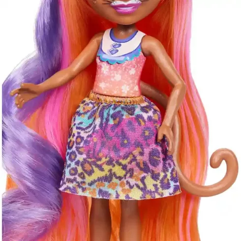 Mattel Enchantimals Charisse Cheetah baba és Grinsy gepárd figura