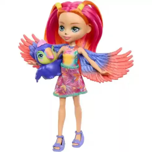 Mattel Enchantimals Trippi Toucan baba és Canopy tukán barátja